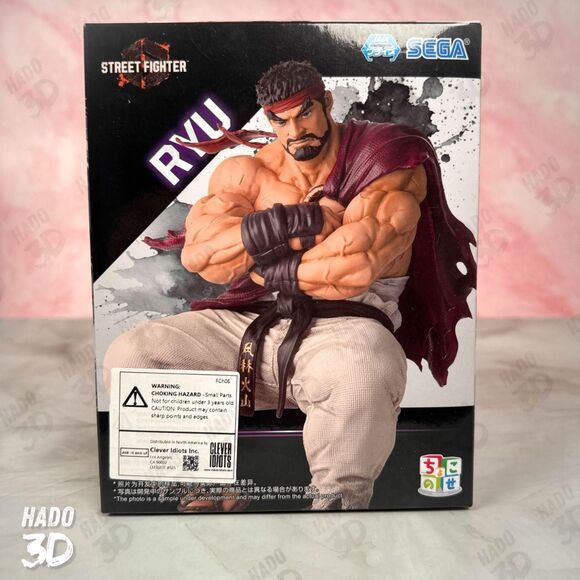 Street Fighter 6 Chokonose Premium Figure Ryu game characters SEGA 2025 SALE - Picture 2 of 7